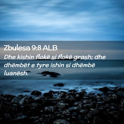 Picture 02 - Zbulesa 9:8 ALB - Dhe kishin flokë si flokë grash; dhe dhëmbët - Bible Verse Picture