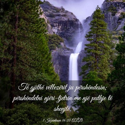 Picture 03 - 1 Korintasve 16:20 ALB - Të gjithë vëllezërit ju përshëndesin; - Bible Verse Picture