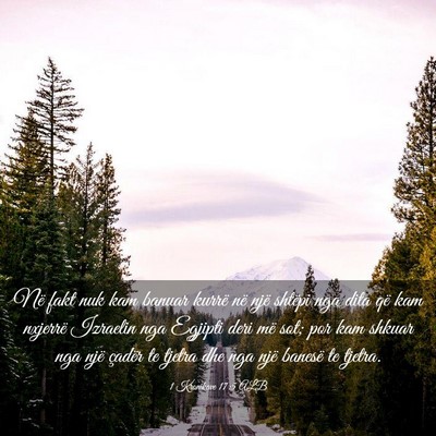 Picture 03 - 1 Kronikave 17:5 ALB - Në fakt nuk kam banuar kurrë në një shtëpi - Bible Verse Picture