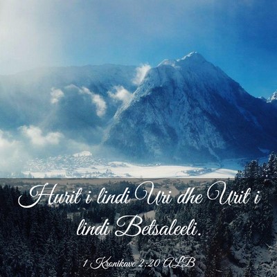 Picture 03 - 1 Kronikave 2:20 ALB - Hurit i lindi Uri dhe Urit i lindi - Bible Verse Picture