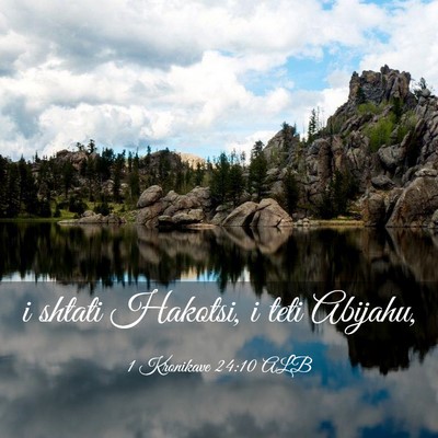 Picture 03 - 1 Kronikave 24:10 ALB - i shtati Hakotsi, i teti - Bible Verse Picture