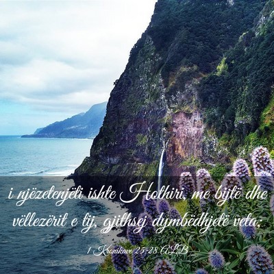 Picture 03 - 1 Kronikave 25:28 ALB - i njëzetenjëti ishte Hothiri, me bijtë dhe - Bible Verse Picture