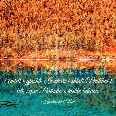 Picture 03 - 1 Kronikave 26:5 ALB - Amieli i gjashti, Isakari i shtati, Peulthai i - Bible Verse Picture