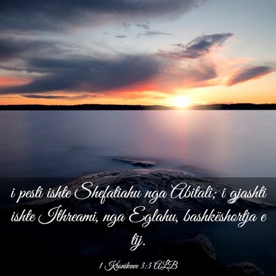 Picture 03 - 1 Kronikave 3:3 ALB - i pesti ishte Shefatiahu nga Abitali; i gjashti - Bible Verse Picture