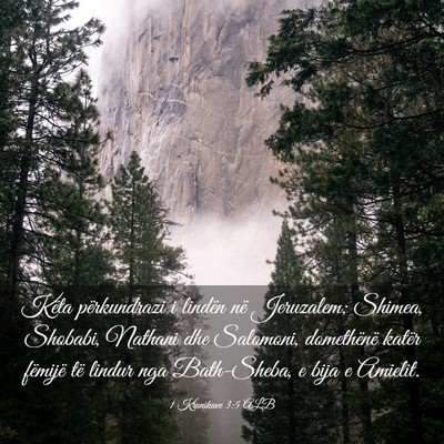 Picture 03 - 1 Kronikave 3:5 ALB - Këta përkundrazi i lindën në Jeruzalem; - Bible Verse Picture