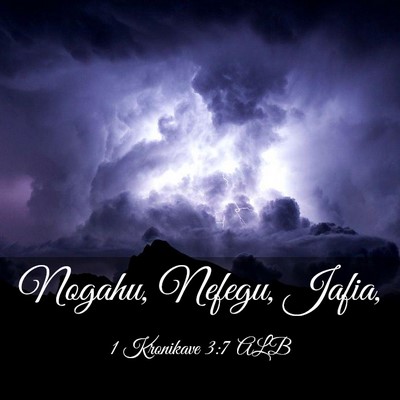 Picture 03 - 1 Kronikave 3:7 ALB - Nogahu, Nefegu, - Bible Verse Picture