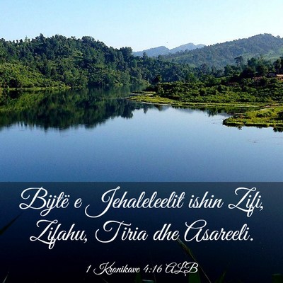 Picture 03 - 1 Kronikave 4:16 ALB - Bijtë e Jehaleleelit ishin Zifi, Zifahu, Tiria - Bible Verse Picture