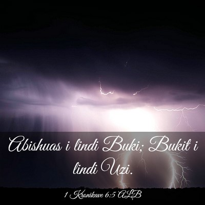 Picture 03 - 1 Kronikave 6:5 ALB - Abishuas i lindi Buki; Bukit i lindi - Bible Verse Picture