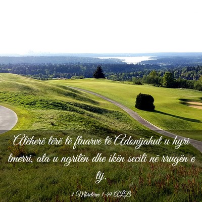 Picture 03 - 1 Mbretërve 1:49 ALB - Atëherë tërë të ftuarve të Adonijahut u - Bible Verse Picture