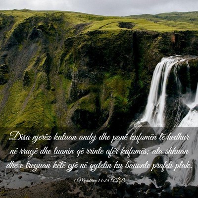 Picture 03 - 1 Mbretërve 13:25 ALB - Disa njerëz kaluan andej dhe panë kufomën të - Bible Verse Picture
