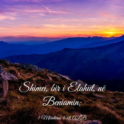 Picture 03 - 1 Mbretërve 4:18 ALB - Shimei, bir i Elahut, në - Bible Verse Picture