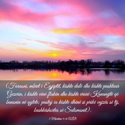 Picture 03 - 1 Mbretërve 9:16 ALB - (Faraoni, mbret i Egjiptit, kishte dalë dhe - Bible Verse Picture