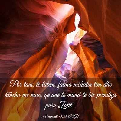 Picture 03 - 1 Samuelit 15:25 ALB - Por tani, të lutem, falma mëkatin tim dhe - Bible Verse Picture