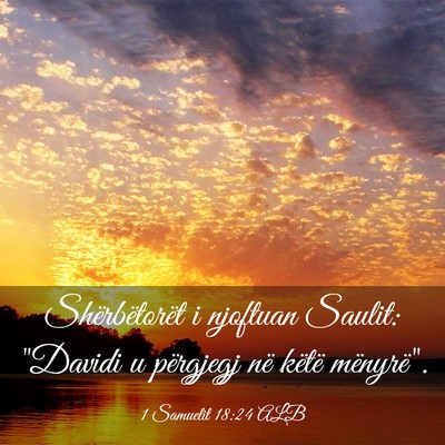 Picture 03 - 1 Samuelit 18:24 ALB - Shërbëtorët i njoftuan Saulit: 