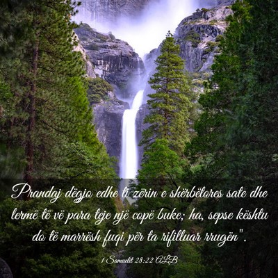 Picture 03 - 1 Samuelit 28:22 ALB - Prandaj dëgjo edhe ti zërin e shërbëtores - Bible Verse Picture