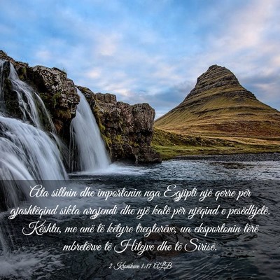 Picture 03 - 2 Kronikave 1:17 ALB - Ata sillnin dhe importonin nga Egjipti një qerre - Bible Verse Picture