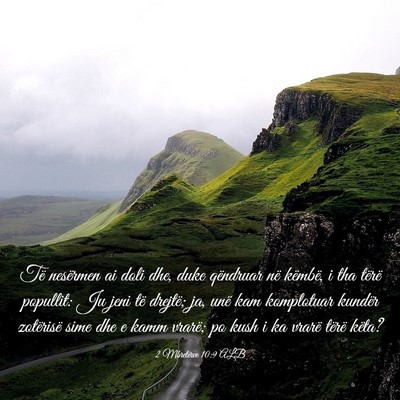 Picture 03 - 2 Mbretërve 10:9 ALB - Të nesërmen ai doli dhe, duke qëndruar në - Bible Verse Picture
