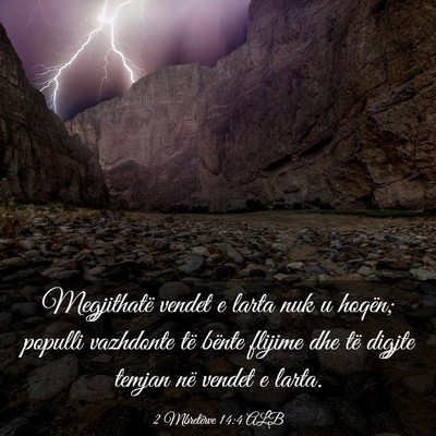 Picture 03 - 2 Mbretërve 14:4 ALB - Megjithatë vendet e larta nuk u hoqën; populli - Bible Verse Picture