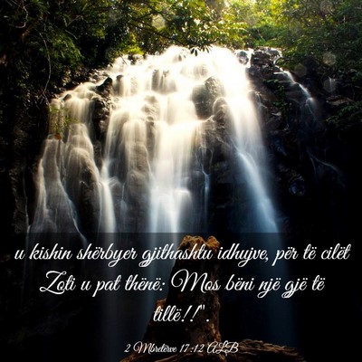 Picture 03 - 2 Mbretërve 17:12 ALB - u kishin shërbyer gjithashtu idhujve, për të - Bible Verse Picture