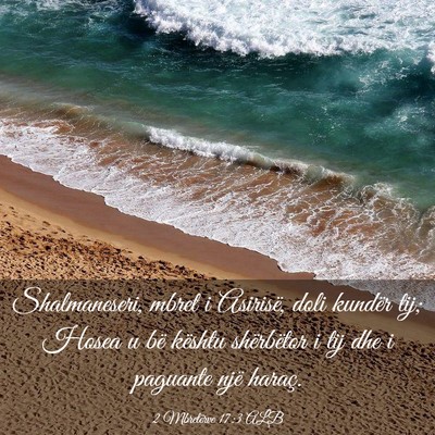 Picture 03 - 2 Mbretërve 17:3 ALB - Shalmaneseri, mbret i Asirisë, doli kundër tij; - Bible Verse Picture