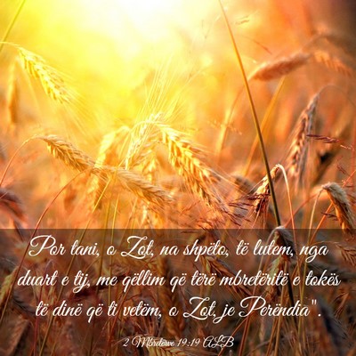 Picture 03 - 2 Mbretërve 19:19 ALB - Por tani, o Zot, na shpëto, të lutem, nga duart - Bible Verse Picture