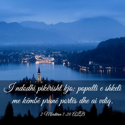 Picture 03 - 2 Mbretërve 7:20 ALB - I ndodhi pikërisht kjo: populli e shkeli me - Bible Verse Picture