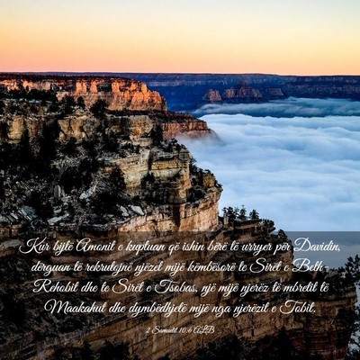 Picture 03 - 2 Samuelit 10:6 ALB - Kur bijtë Amonit e kuptuan që ishin bërë të - Bible Verse Picture