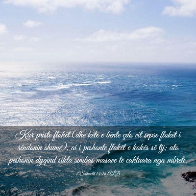 Picture 03 - 2 Samuelit 14:26 ALB - Kur priste flokët (dhe këtë e bënte çdo vit - Bible Verse Picture