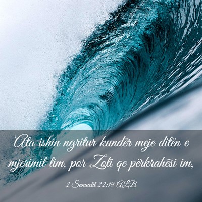 Picture 03 - 2 Samuelit 22:19 ALB - Ata ishin ngritur kundër meje ditën e mjerimit - Bible Verse Picture