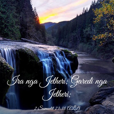 Picture 03 - 2 Samuelit 23:38 ALB - Ira nga Jetheri; Garedi nga - Bible Verse Picture