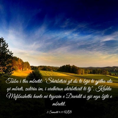 Picture 03 - 2 Samuelit 9:11 ALB - Tsiba i tha mbretit: 