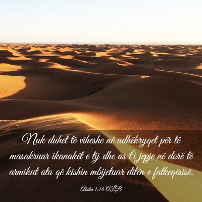 Picture 03 - Abdia 1:14 ALB - Nuk duhet të viheshe në udhëkryqet për të - Bible Verse Picture