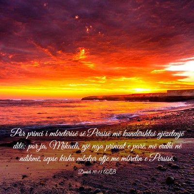 Picture 03 - Danieli 10:13 ALB - Por princi i mbretërisë së Persisë më - Bible Verse Picture