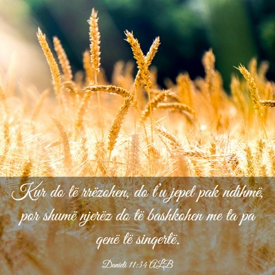 Picture 03 - Danieli 11:34 ALB - Kur do të rrëzohen, do t’u jepet pak ndihmë, - Bible Verse Picture