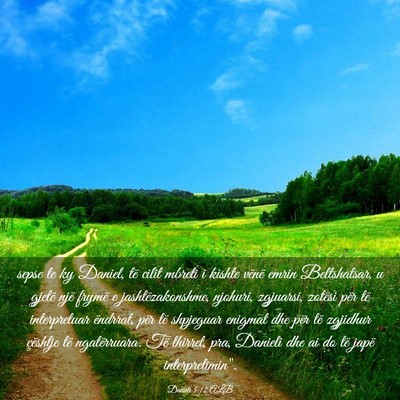 Picture 03 - Danieli 5:12 ALB - sepse te ky Daniel, të cilit mbreti i kishte - Bible Verse Picture