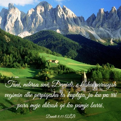 Picture 03 - Danieli 8:15 ALB - Tani, ndërsa unë, Danieli, e kisha parasysh - Bible Verse Picture