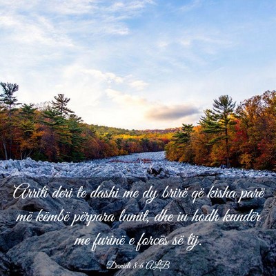 Picture 03 - Danieli 8:6 ALB - Arriti deri te dashi me dy brirë që kisha parë - Bible Verse Picture