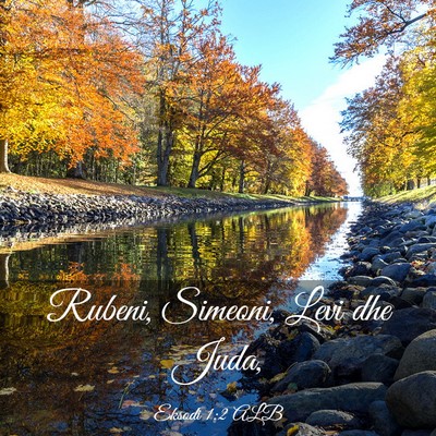 Picture 03 - Eksodi 1:2 ALB - Rubeni, Simeoni, Levi dhe - Bible Verse Picture