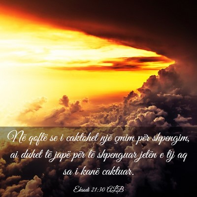 Picture 03 - Eksodi 21:30 ALB - Në qoftë se i caktohet një çmim për - Bible Verse Picture