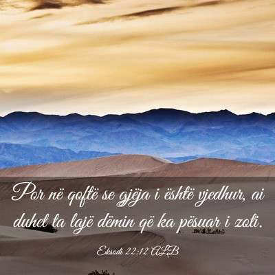Picture 03 - Eksodi 22:12 ALB - Por në qoftë se gjëja i është vjedhur, ai - Bible Verse Picture