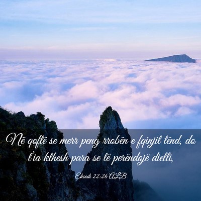 Picture 03 - Eksodi 22:26 ALB - Në qoftë se merr peng rrobën e fqinjit tënd, - Bible Verse Picture