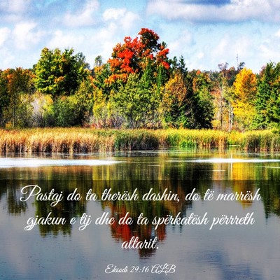 Picture 03 - Eksodi 29:16 ALB - Pastaj do ta therësh dashin, do të marrësh - Bible Verse Picture