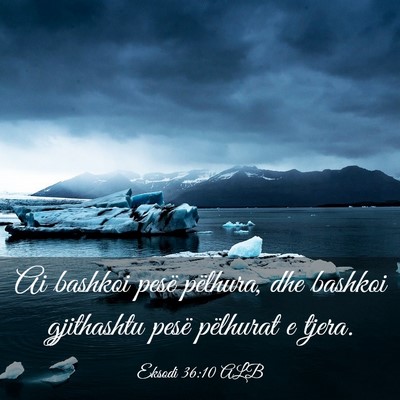 Picture 03 - Eksodi 36:10 ALB - Ai bashkoi pesë pëlhura, dhe bashkoi gjithashtu - Bible Verse Picture