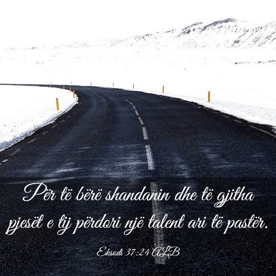Picture 03 - Eksodi 37:24 ALB - Për të bërë shandanin dhe të gjitha pjesët - Bible Verse Picture