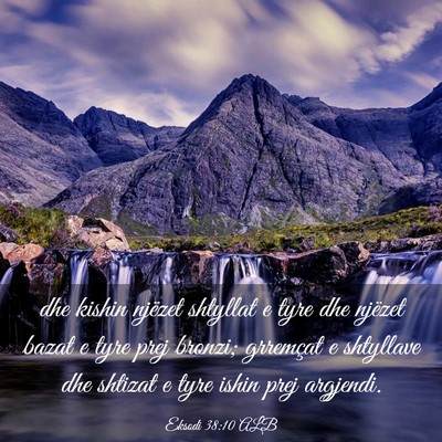 Picture 03 - Eksodi 38:10 ALB - dhe kishin njëzet shtyllat e tyre dhe njëzet - Bible Verse Picture
