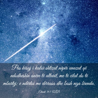 Picture 03 - Eksodi 38:7 ALB - Pas kësaj i kaloi shtizat nëpër unazat që - Bible Verse Picture