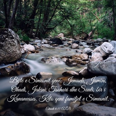 Picture 03 - Eksodi 6:15 ALB - Bijtë e Simeonit qenë: Jemueli, Jamini, Ohadi, - Bible Verse Picture
