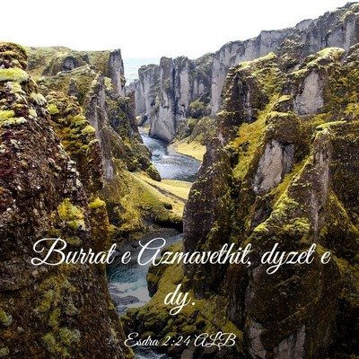 Picture 03 - Esdra 2:24 ALB - Burrat e Azmavethit, dyzet e - Bible Verse Picture