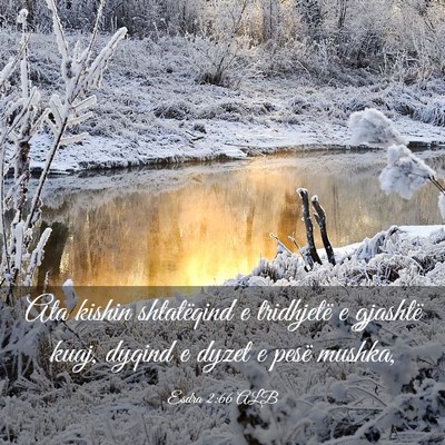 Picture 03 - Esdra 2:66 ALB - Ata kishin shtatëqind e tridhjetë e gjashtë - Bible Verse Picture