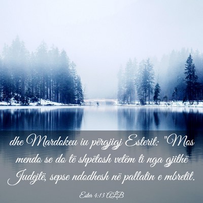 Picture 03 - Ester 4:13 ALB - dhe Mardokeu iu përgjigj Esterit: 